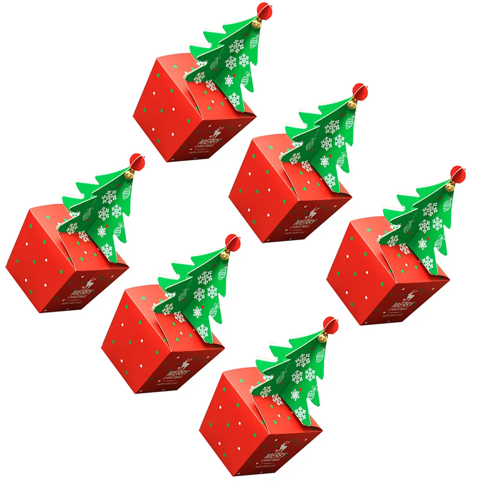 24 Pcs Christmas Paper Boxes Portable Festive Candy Chocolate Boxes Gifts Packing Boxes Apple Treat Containers with Bells for
24 Pcs Christmas Paper Boxes Portable Festive Candy Chocolate Boxes Gifts Packing Boxes Apple Treat Containers with Bells for