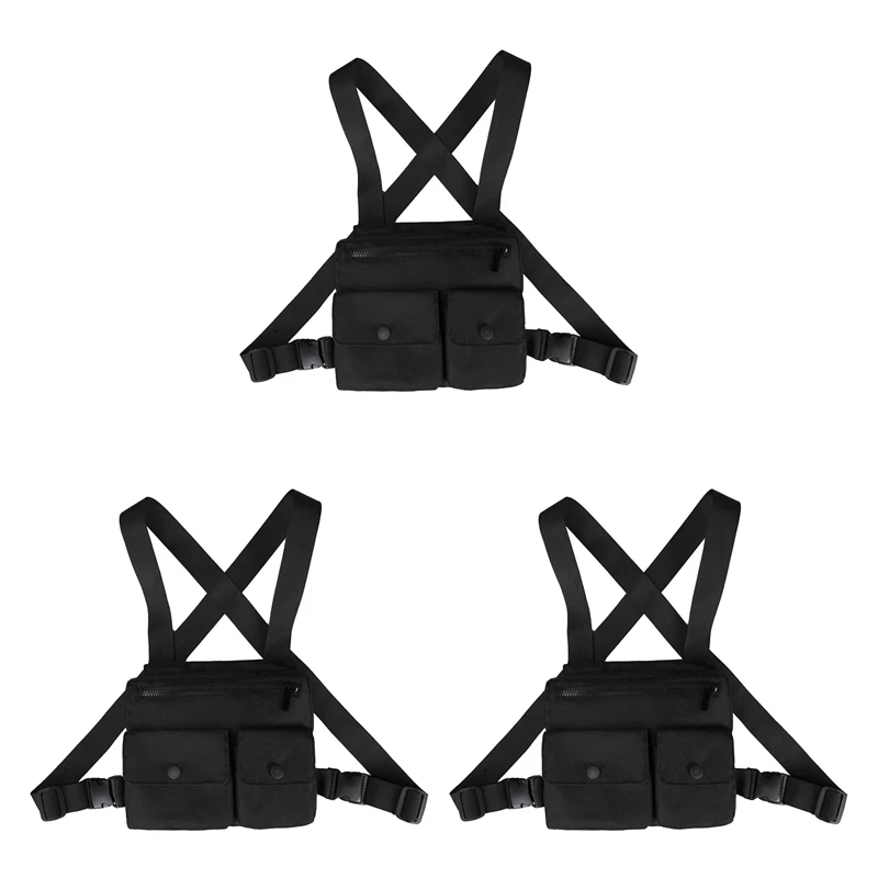 3X Men Chest Utility Bag Multi-Function Pocket Fashion Strap Vest Hip-Hop Street Wear Chest Bags For Women
3X Men Chest Utility Bag Multi-Function Pocket Fashion Strap Vest Hip-Hop Street Wear Chest Bags For Women