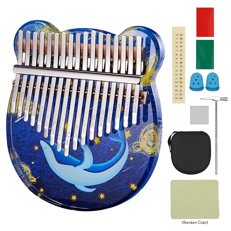 Калимба с 17 клавишами, пальцевое пианино, Высококачественная портативная кристальная клавиатура с большим пальцем, прозрачное пальцевое пианино, калимба для начинающих
Калимба с 17 клавишами, пальцевое пианино, Высококачественная портативная кристальная клавиатура с большим пальцем, прозрачное пальцевое пианино, калимба для начинающих