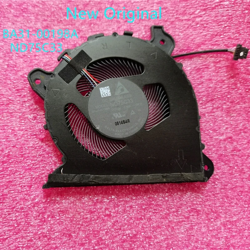 New Original Laptop Kipas Pendingin CPU Cooler untuk For SAMSUNG NT950QCT-A58A Radiator BA31-00198A NS75C33 DC 5V 0.5A 4PIN -19E
New Original Laptop Kipas Pendingin CPU Cooler untuk For SAMSUNG NT950QCT-A58A Radiator BA31-00198A NS75C33 DC 5V 0.5A 4PIN -19E