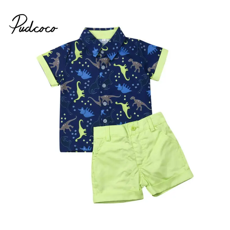 2PCS Children Sets Boys Turn-down Neck Dress Shirt and Denim Shorts Summer Casual Cartoon Dinosaur Cotton Kids Boy Clothes 1-5Y
2PCS Children Sets Boys Turn-down Neck Dress Shirt and Denim Shorts Summer Casual Cartoon Dinosaur Cotton Kids Boy Clothes 1-5Y