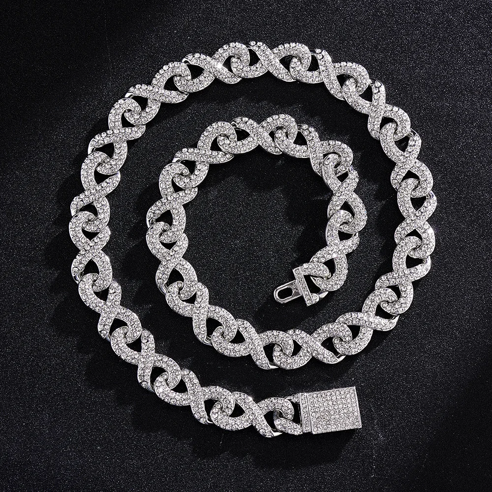 2022 New High Quality 15mm Iced Out Bling Micro Paved Cz Symbol Cuban Link Chain Choker Necklace Hip Hop Jewelry For Boy Men
2022 New High Quality 15mm Iced Out Bling Micro Paved Cz Symbol Cuban Link Chain Choker Necklace Hip Hop Jewelry For Boy Men