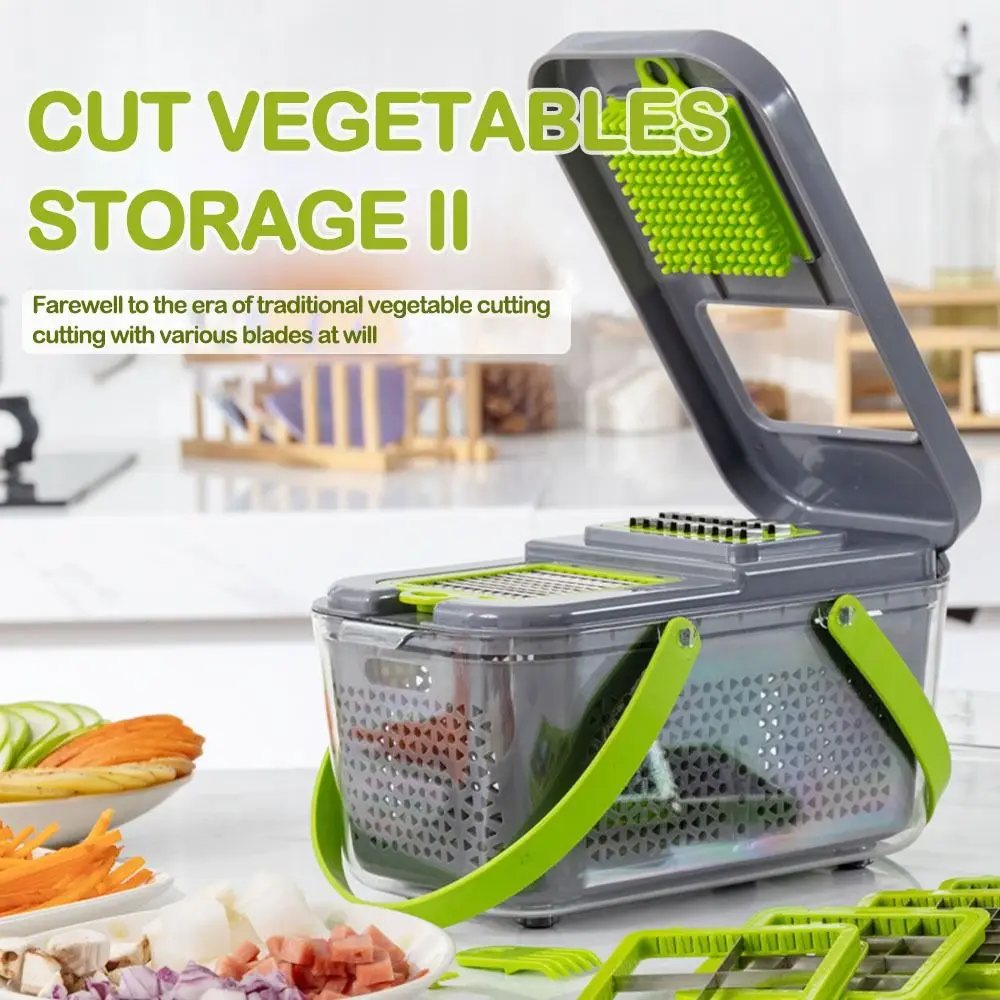 Набор лезвий из нержавеющей стали 22 в 1, резак для овощей, регулируемый контейнер для хранения, Ломтерезка для мандолина, многоразовая соковыжималка для лимона
Набор лезвий из нержавеющей стали 22 в 1, резак для овощей, регулируемый контейнер для хранения, Ломтерезка для мандолина, многоразовая соковыжималка для лимона