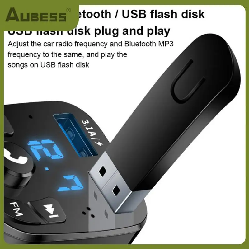 3.1a Multifunctional Car Charger Smart Fast Charging Car Music U Disk Supplies Dual Usb Fm Receiver Car Accessories
3.1a Multifunctional Car Charger Smart Fast Charging Car Music U Disk Supplies Dual Usb Fm Receiver Car Accessories
