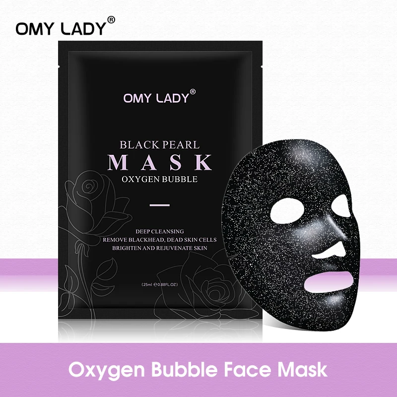 OMY LADY Oxygen Bubble Face Mask Amino Acid Deep Pore Clean Black Face Mask Whitening Facial Skin Care Treatment Mask Face Care
OMY LADY Oxygen Bubble Face Mask Amino Acid Deep Pore Clean Black Face Mask Whitening Facial Skin Care Treatment Mask Face Care