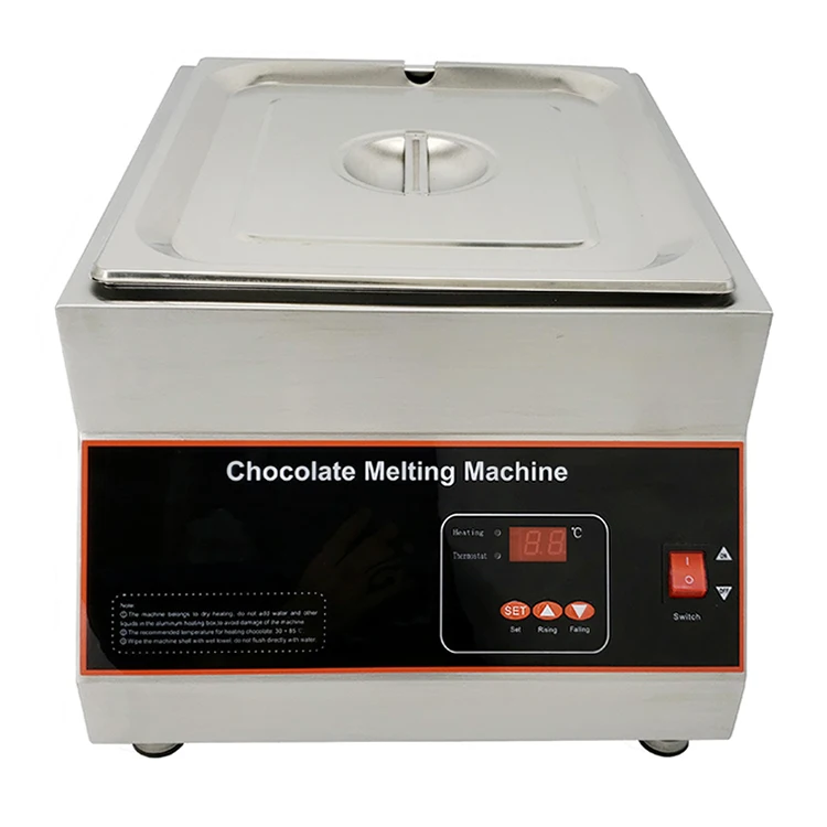 12 KG Chocolate Warmer Stainless Steel Electric Chocolate Melting Pot
12 KG Chocolate Warmer Stainless Steel Electric Chocolate Melting Pot