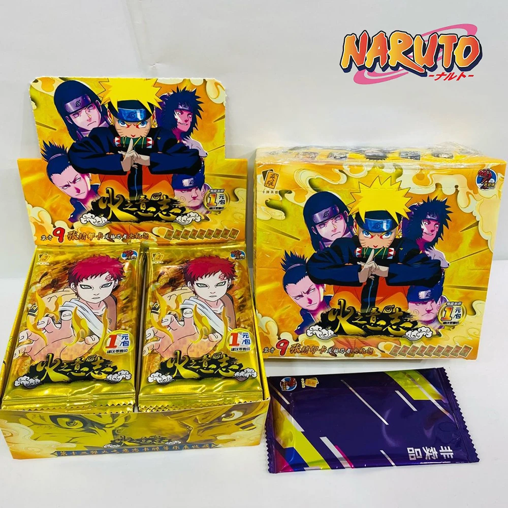 Anime Naruto Cards Hobby Collection TCG Rare Card Playing Games Character Sasuke Ninja Kakashi for Children Christmas Gift Toys
Anime Naruto Cards Hobby Collection TCG Rare Card Playing Games Character Sasuke Ninja Kakashi for Children Christmas Gift Toys