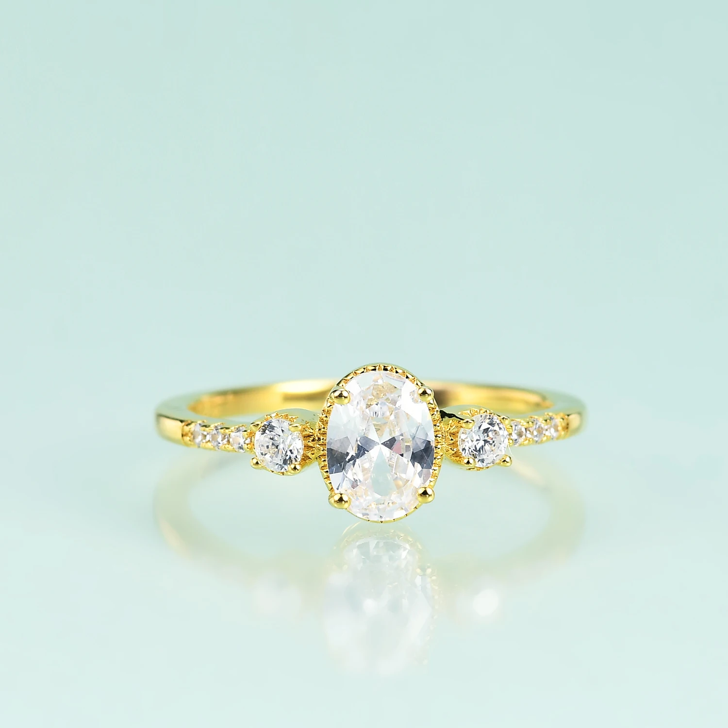 Gem's Beauty 14K Yellow Gold For Women Rings 925 Sterling Silver AAAA Cubic Zirconia Rings Engagement Proposal Wedding Band
Gem's Beauty 14K Yellow Gold For Women Rings 925 Sterling Silver AAAA Cubic Zirconia Rings Engagement Proposal Wedding Band