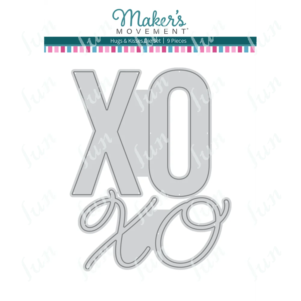Hugs Kisses Shape Metal Cutting Dies Stencils for Diy Scrapbooking Album Decoration Embossing Paper Cards Cutting Dies Mould
Hugs Kisses Shape Metal Cutting Dies Stencils for Diy Scrapbooking Album Decoration Embossing Paper Cards Cutting Dies Mould