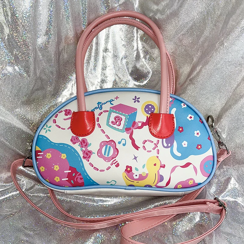 Xiuya Harajuku Kawaii Womens Shoulder Bag Sweet Cute Candy Color Boston Handbag For Girls Japanese Lolita Crossbody Bag Pouch
Xiuya Harajuku Kawaii Womens Shoulder Bag Sweet Cute Candy Color Boston Handbag For Girls Japanese Lolita Crossbody Bag Pouch