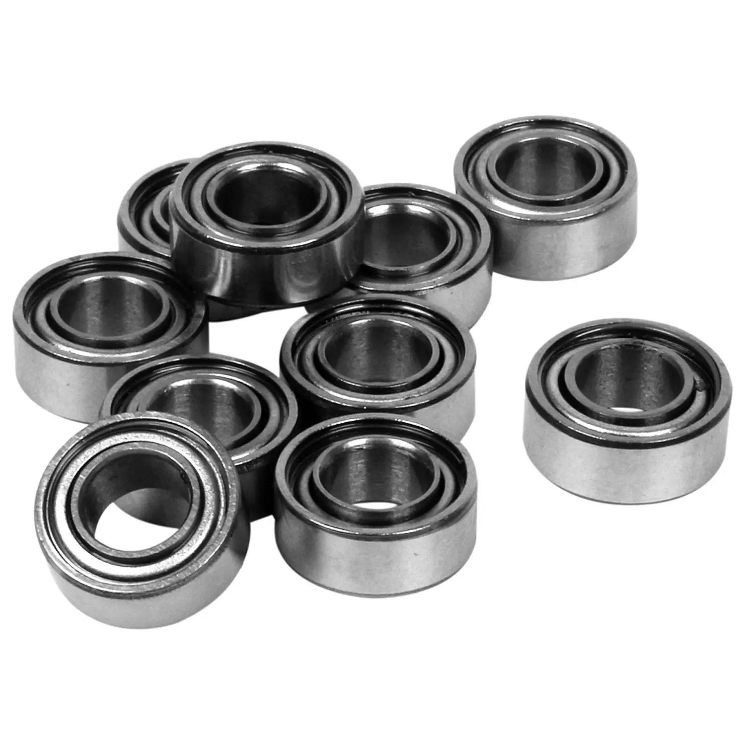 10pcs Miniature Sealed Metal Shielded Metric Radial Ball Bearing Model: MR105 ZZ 5x10x4MM
10pcs Miniature Sealed Metal Shielded Metric Radial Ball Bearing Model: MR105 ZZ 5x10x4MM