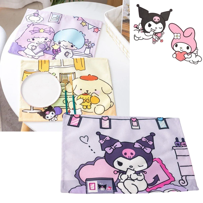 Kawaii Cartoon Kuromi Littletwinstars Cinnamoroll Portable Placemat School Desk Table Placemat Tablecloth Photo Background Mat
Kawaii Cartoon Kuromi Littletwinstars Cinnamoroll Portable Placemat School Desk Table Placemat Tablecloth Photo Background Mat