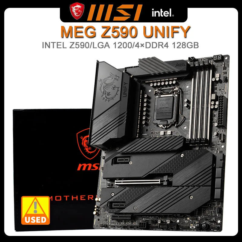 Материнская плата Intel Z590 LGA 1200 Материнская плата MSI Мег Z590 UNIFY 4 × DDR4 128 ГБ PCI-E 4,0 4 × M.2 USB3.2 ATX
Материнская плата Intel Z590 LGA 1200 Материнская плата MSI Мег Z590 UNIFY 4 × DDR4 128 ГБ PCI-E 4,0 4 × M.2 USB3.2 ATX