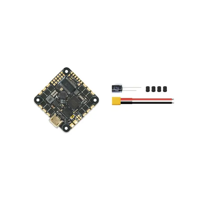 

GEPRC GEP-F4-35A GEP-F411-35A AIO MPU6000 F411 Flight Controller BLHELIS 35A 4in1 ESC 2-6S 26.5X26.5mm for FPV Racing Drones