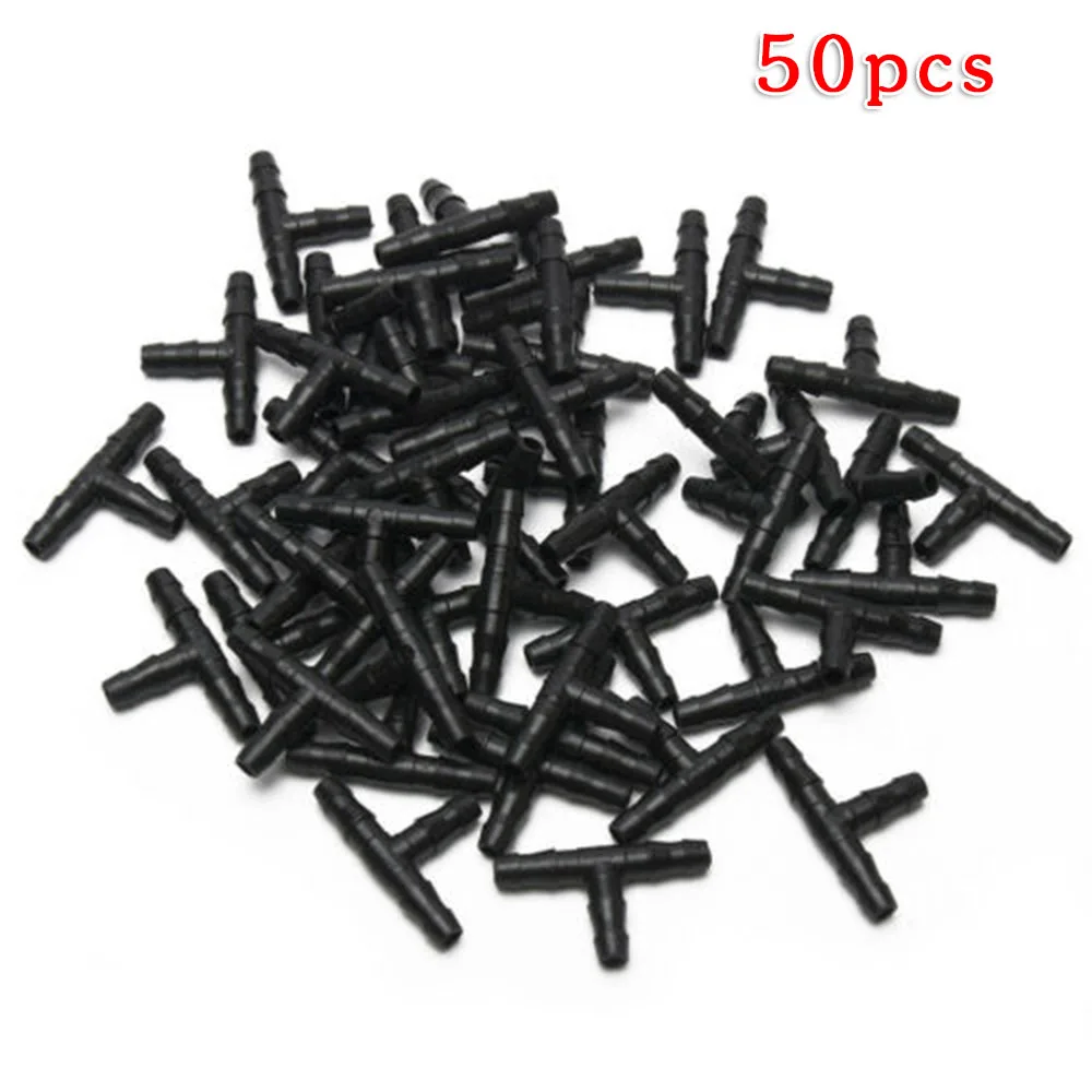 50pcs Plastic Barbed 3-Way Tee Connector For 4/7mm Hose Tubing Watering Pipe Hose Couplings For 4/7mm Hose Tubing Watering Pipe
50pcs Plastic Barbed 3-Way Tee Connector For 4/7mm Hose Tubing Watering Pipe Hose Couplings For 4/7mm Hose Tubing Watering Pipe