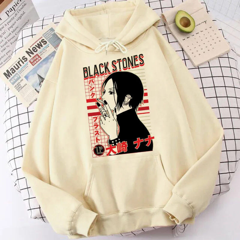 nana anime hoodies female Korea anime women pullover clothing printed hip hop
nana anime hoodies female Korea anime women pullover clothing printed hip hop