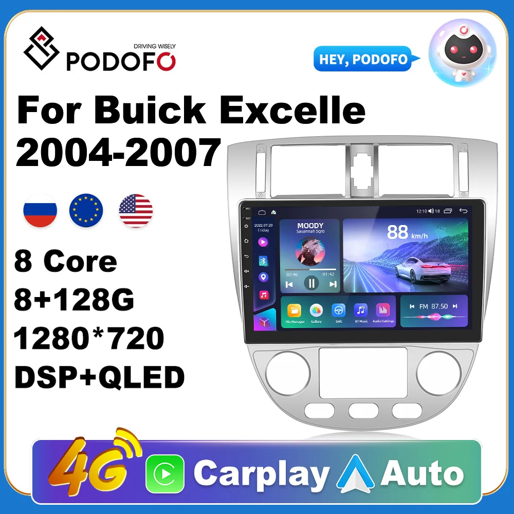 Car Android CarPlay Radio Multimedia Player For Buick Excelle 2004-2007 2 Din Autoradio Video AI Voice 4G WiFi
Car Android CarPlay Radio Multimedia Player For Buick Excelle 2004-2007 2 Din Autoradio Video AI Voice 4G WiFi
