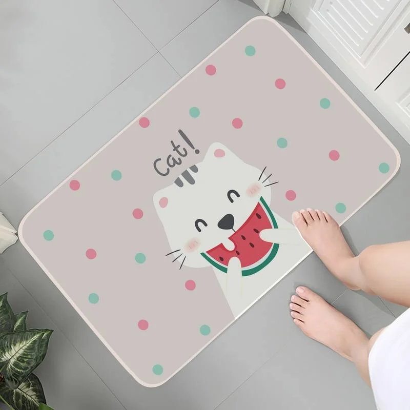 Mats Entrance Kitchen Carpet Flannel Washable Rug Floor Hallway For Home And Comfort Kawaii Rabbit Cat Area Rugs Lounge Rug 
Mats Entrance Kitchen Carpet Flannel Washable Rug Floor Hallway For Home And Comfort Kawaii Rabbit Cat Area Rugs Lounge Rug