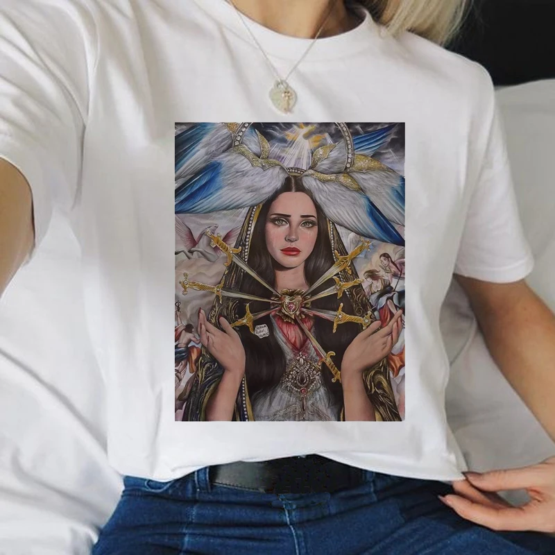 lana del rey printed female T-shirt fan T-shirt summer short-sleeved Harajuku graphic T-shirt women casual white T-shirt women
lana del rey printed female T-shirt fan T-shirt summer short-sleeved Harajuku graphic T-shirt women casual white T-shirt women