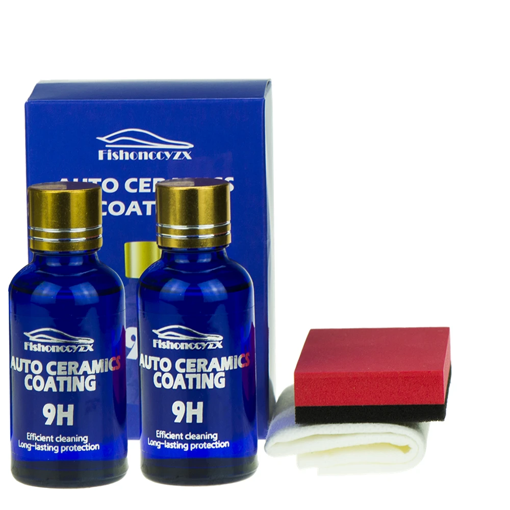 2Pcs 9H Liquid Ceramic Coat Super Hydrophobic Glass Coating Set Polysiloxane and Nano Materials Car Paint Waterproof Film Polish
2Pcs 9H Liquid Ceramic Coat Super Hydrophobic Glass Coating Set Polysiloxane and Nano Materials Car Paint Waterproof Film Polish