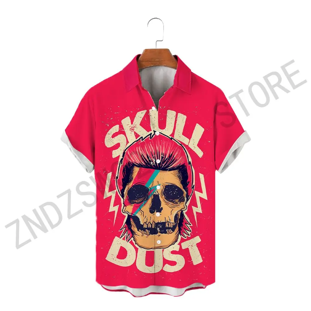 Hip Hop Streetwear Festival Clothing Prom Clothes Metal Rock Men's Shirts Fashion Leisure Vintage Skull Shirt Blouses Hot Sale
Hip Hop Streetwear Festival Clothing Prom Clothes Metal Rock Men's Shirts Fashion Leisure Vintage Skull Shirt Blouses Hot Sale