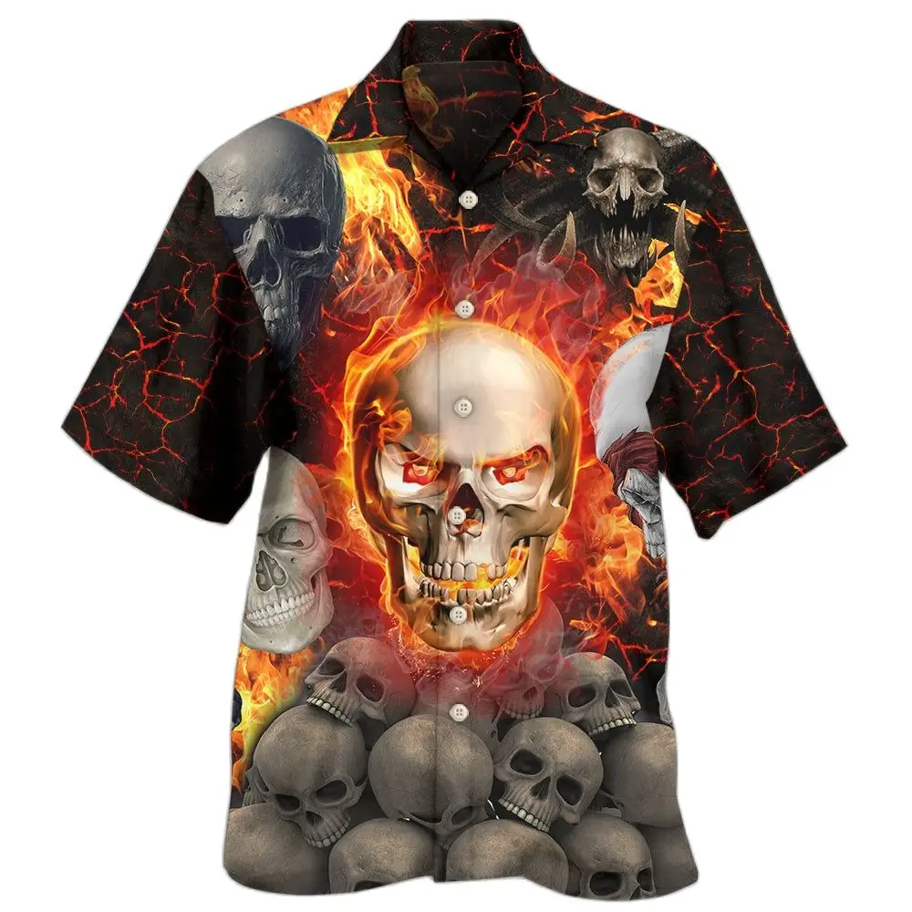 Skull Men's Shirt 2023 Hd 3d Printing Retro High Street Tshirt Short Sleeve Terror Graphics Hawaiian Shirts Man Clothing Tops
Skull Men's Shirt 2023 Hd 3d Printing Retro High Street Tshirt Short Sleeve Terror Graphics Hawaiian Shirts Man Clothing Tops