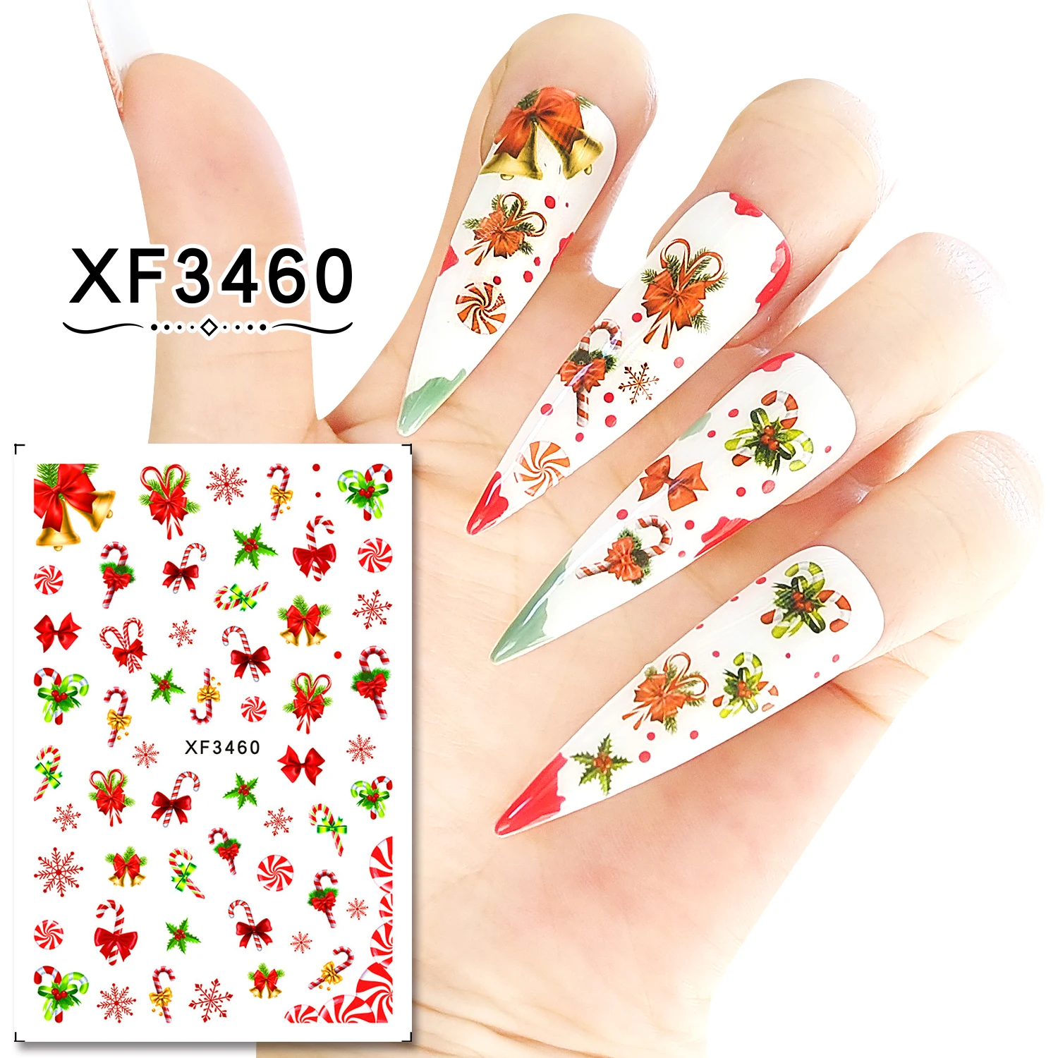 Winter Xmas Nail Art Design 3D Cute Sticker Cartoon Christmas Slider New Year Holiday Polish Decal Manicures Decorations Sticker
Winter Xmas Nail Art Design 3D Cute Sticker Cartoon Christmas Slider New Year Holiday Polish Decal Manicures Decorations Sticker