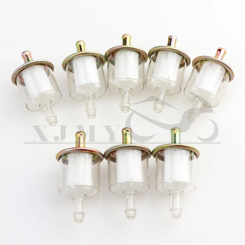 4 Pcs Universal Motorcycle Petrol Gas Oil Fuel Line Filter 5/16" 8mm Pit Dirt Bike ATV Go Kart Bronze Metal Cover
4 Pcs Universal Motorcycle Petrol Gas Oil Fuel Line Filter 5/16" 8mm Pit Dirt Bike ATV Go Kart Bronze Metal Cover