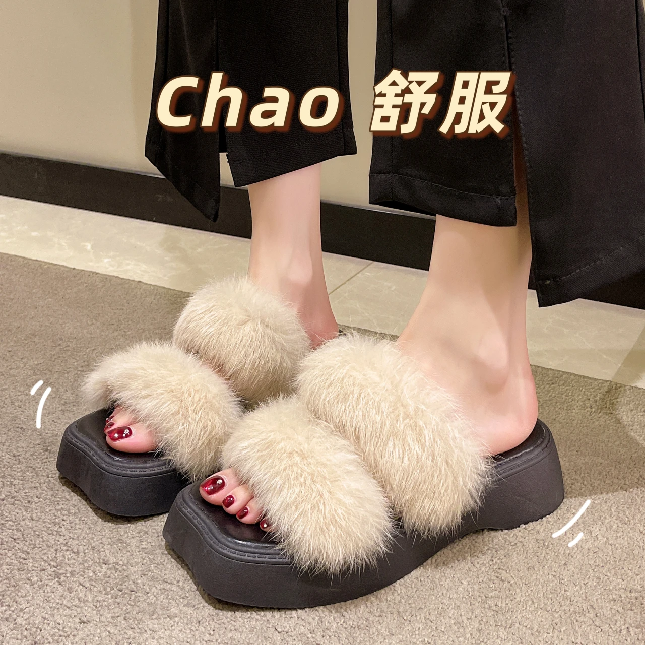 Shoes Slippers Flat Med Fur Flip Flops Luxury Slides Platform Flock Slipers Women Plush Designer 2022 Rubber PU Fashion Fabric
Shoes Slippers Flat Med Fur Flip Flops Luxury Slides Platform Flock Slipers Women Plush Designer 2022 Rubber PU Fashion Fabric