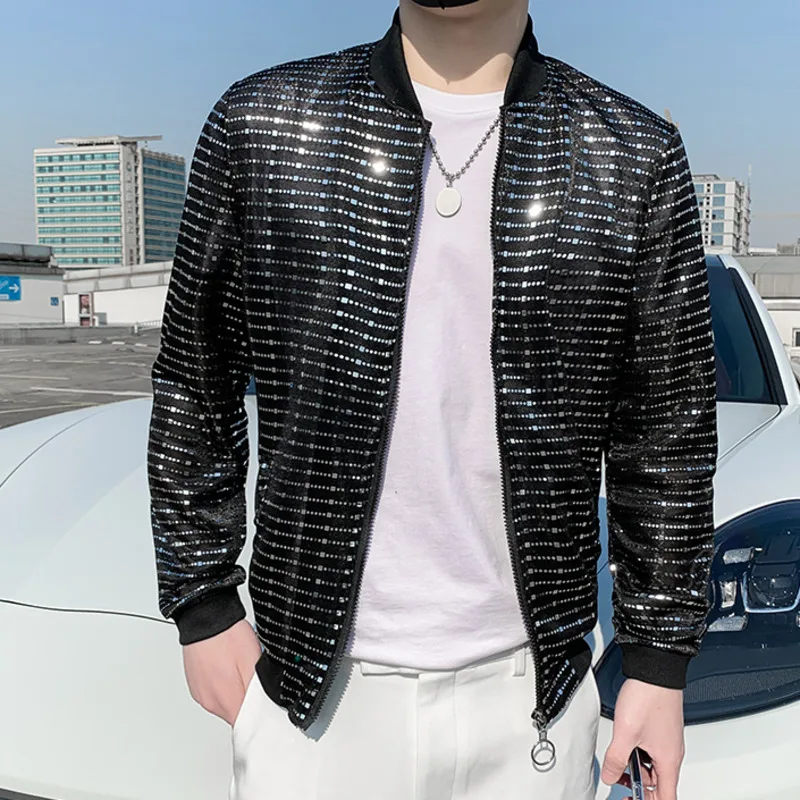 Мужская Солнцезащитная одежда Chaqueta Hombre, модная полосатая куртка, Ночная одежда, куртка с разделением прически, пальто для социологии, весна
Мужская Солнцезащитная одежда Chaqueta Hombre, модная полосатая куртка, Ночная одежда, куртка с разделением прически, пальто для социологии, весна