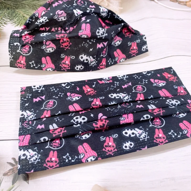 50Pcs Kawaii Cartoon Cute My Melody Adult Disposable Civilian Protective Mask Three Layer Protection Boy Girl Gift No Box
50Pcs Kawaii Cartoon Cute My Melody Adult Disposable Civilian Protective Mask Three Layer Protection Boy Girl Gift No Box