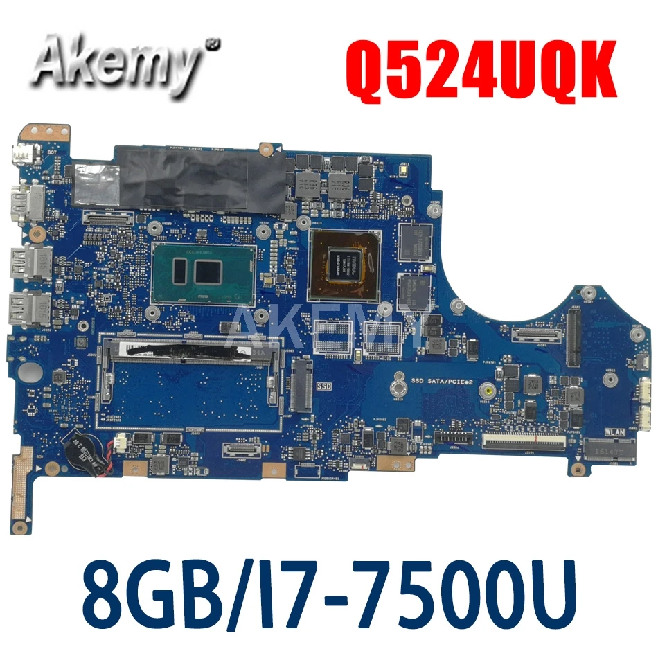 Материнская плата ASUS Q534UXK Q534UX UX560UX UX560UXK Q524UX Q524UXK материнская плата для ноутбука 8G/I7-7500U GT940MX /V2G
Материнская плата ASUS Q534UXK Q534UX UX560UX UX560UXK Q524UX Q524UXK материнская плата для ноутбука 8G/I7-7500U GT940MX /V2G