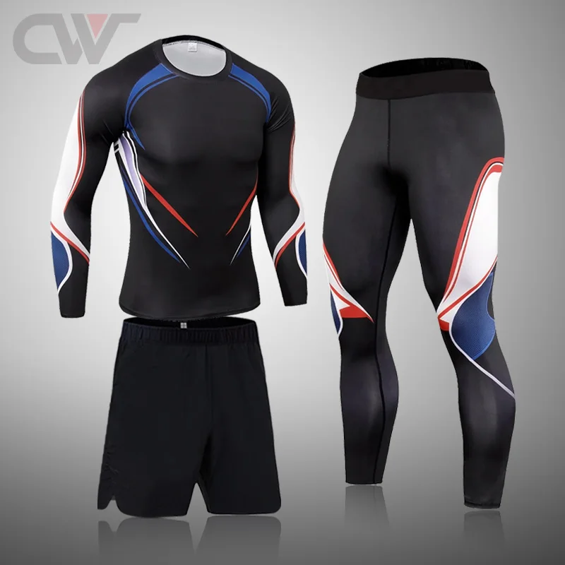 Men Running Compression Sportswear Set Quick dry Long T-shirt Basketball Leggings Training suits Warm Sweat suit Jogging skin
Men Running Compression Sportswear Set Quick dry Long T-shirt Basketball Leggings Training suits Warm Sweat suit Jogging skin