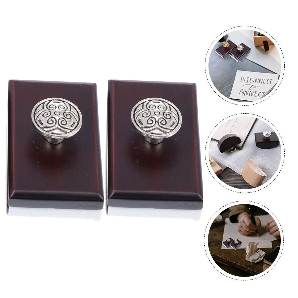 2 Pcs Ink Absorber Office Stamps Student Stationery Craft Rocker Blotter Seal Desk Wood Writing Wooden Absorbent
2 Pcs Ink Absorber Office Stamps Student Stationery Craft Rocker Blotter Seal Desk Wood Writing Wooden Absorbent
