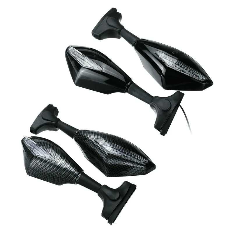 Motorcycle INTERGRATED LED Turn Signals Rearview Mirror For Honda CBR 250 500 600 1000RR / RVT1000R Suzuki Yamaha YZF R6
Motorcycle INTERGRATED LED Turn Signals Rearview Mirror For Honda CBR 250 500 600 1000RR / RVT1000R Suzuki Yamaha YZF R6
