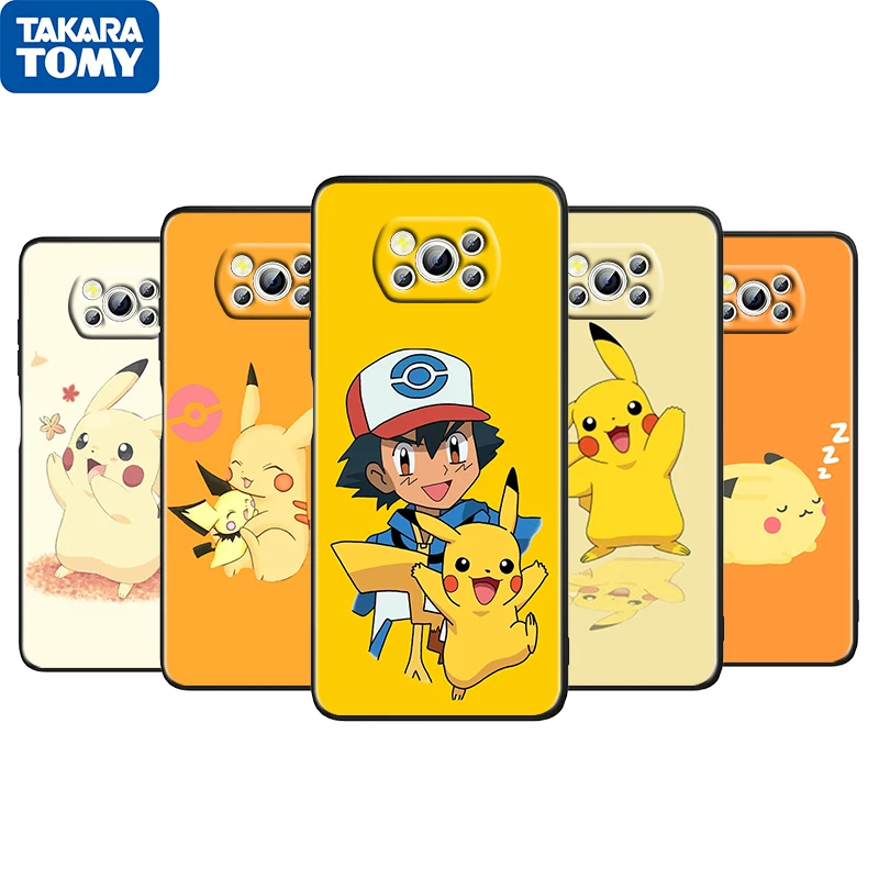 Pikachu Anime Cute Baby For Xiaomi Poco M4 X3 F3 GT NFC M3 C3 M2 F2 F1 X2 Pro Mi Mix3 Silicone Black Phone Case Funda Coque Capa
Pikachu Anime Cute Baby For Xiaomi Poco M4 X3 F3 GT NFC M3 C3 M2 F2 F1 X2 Pro Mi Mix3 Silicone Black Phone Case Funda Coque Capa