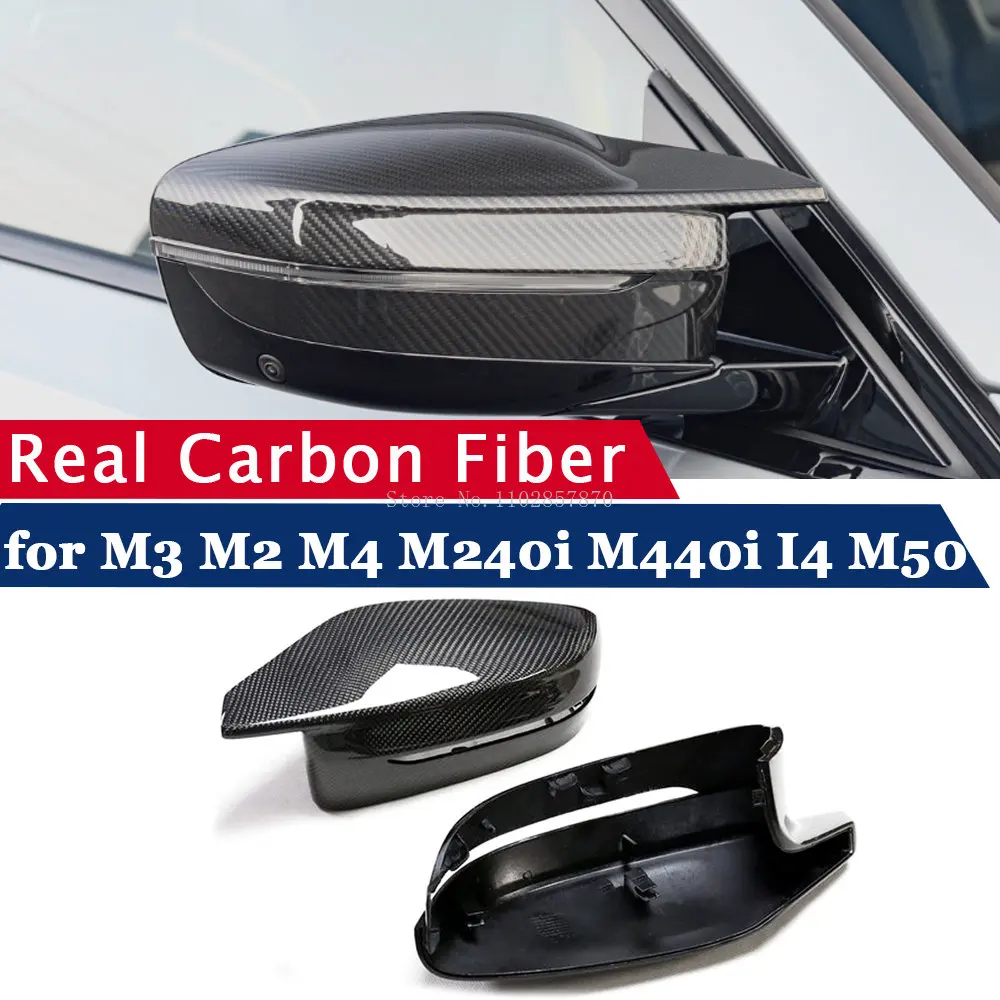 LHD Rearview Mirror Cover for BMW M3 G80 M2 G87 M4 G82 G83 M240i G42 M440i G26 I4 M50 Real Carbon Fiber Side Mirror Shells Frame
LHD Rearview Mirror Cover for BMW M3 G80 M2 G87 M4 G82 G83 M240i G42 M440i G26 I4 M50 Real Carbon Fiber Side Mirror Shells Frame