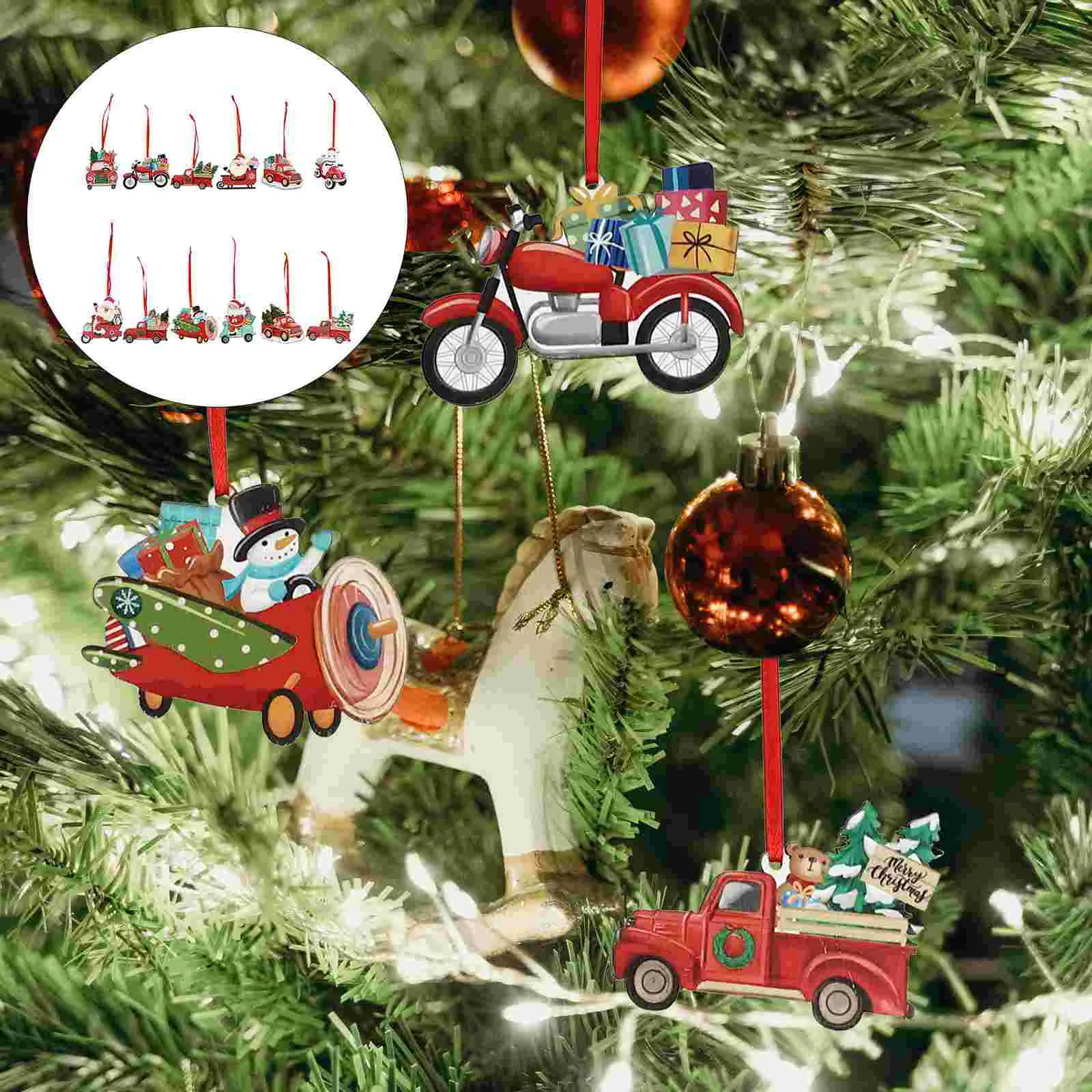 Christmas Truck Ornaments Red Ornament Hanging Wooden Pendants Tree Wood Car Decor Vintage Blue Little Lovely Hangable Gift
Christmas Truck Ornaments Red Ornament Hanging Wooden Pendants Tree Wood Car Decor Vintage Blue Little Lovely Hangable Gift