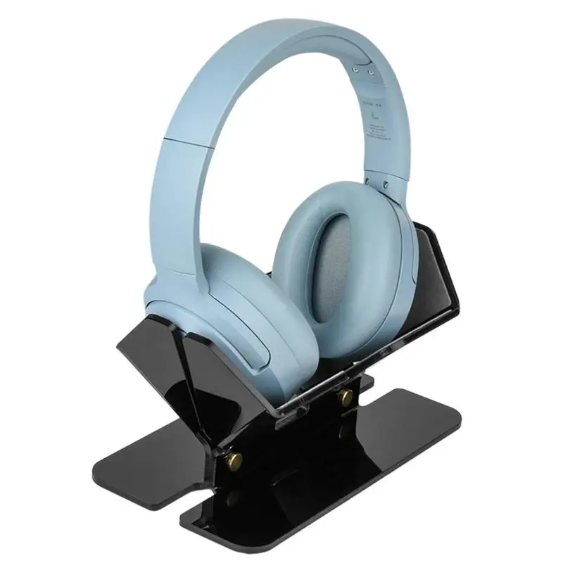 Headphones Holder For Desk Acrylic Headphone Stand V-Shape Universal Rack Elegant Portable Headset Holder For Dorms Living Rooms 
Headphones Holder For Desk Acrylic Headphone Stand V-Shape Universal Rack Elegant Portable Headset Holder For Dorms Living Rooms