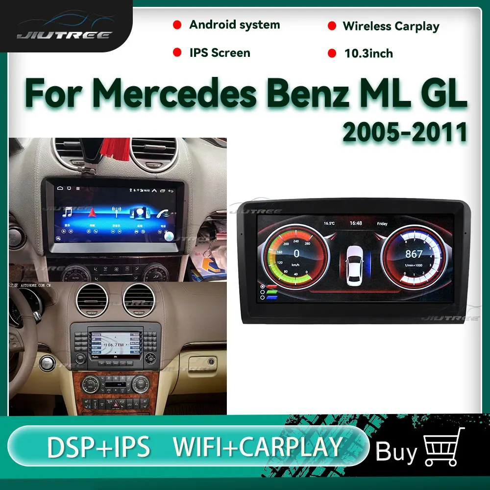 Android 10.3inch Car Radio For Mercedes-Benz GL ML X166 W166 2005-2011 Multimedia Player Navigation Auto Audio Stereo Receiver
Android 10.3inch Car Radio For Mercedes-Benz GL ML X166 W166 2005-2011 Multimedia Player Navigation Auto Audio Stereo Receiver