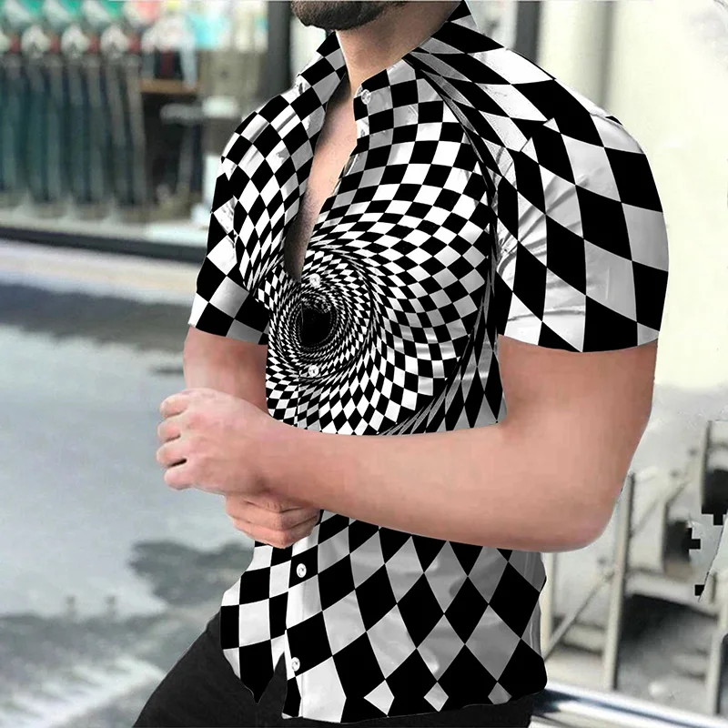 Men Summer Polyester Short Sleeve Shirt Print Casual Hawaiian Beach Male Top Turn-down Collar T-shirts Men's Clothes Blouse 
Men Summer Polyester Short Sleeve Shirt Print Casual Hawaiian Beach Male Top Turn-down Collar T-shirts Men's Clothes Blouse