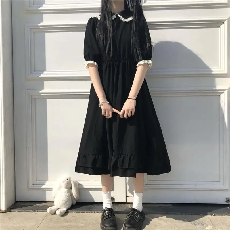 2022 Summer Dress Women Lace Cute Simple Solid Color Casual Korean Version Sweet Ladies Fashion Sundress Loose Comfortable Skirt
2022 Summer Dress Women Lace Cute Simple Solid Color Casual Korean Version Sweet Ladies Fashion Sundress Loose Comfortable Skirt