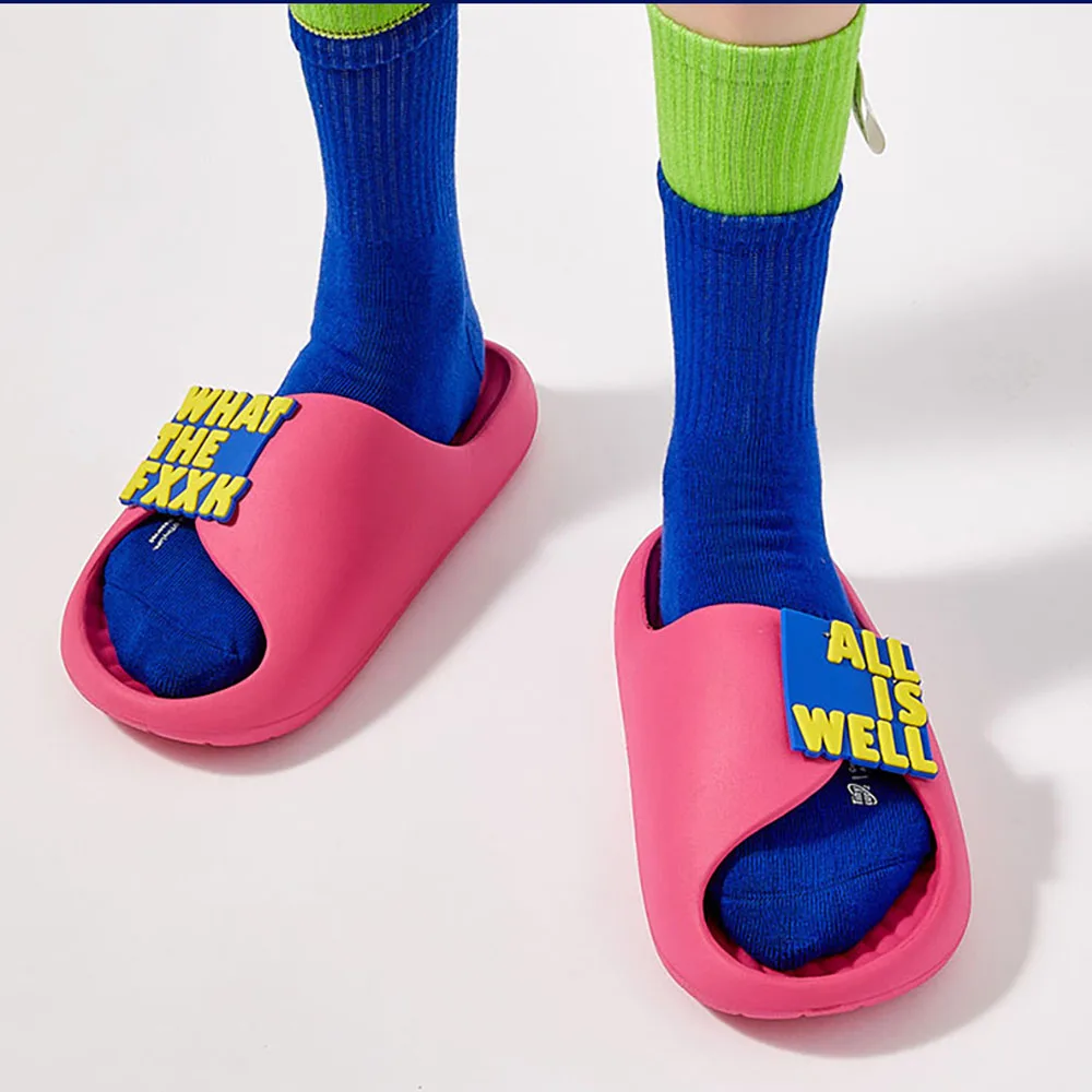 Fashion Candy Color Thick Sole Slides Women Summer EVA Couple Home Slippers Leisure Outdoor Beach Sandals Thick Sole Trend Shoes
Fashion Candy Color Thick Sole Slides Women Summer EVA Couple Home Slippers Leisure Outdoor Beach Sandals Thick Sole Trend Shoes