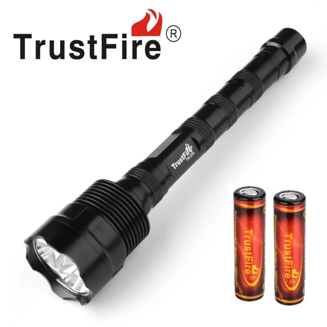 

TrustFire TR-3T6 Powerful Torch Light Cree XM L T6 3800LM LED Flashlight by 18650 Battery for Camping,Hiking,Self-defense