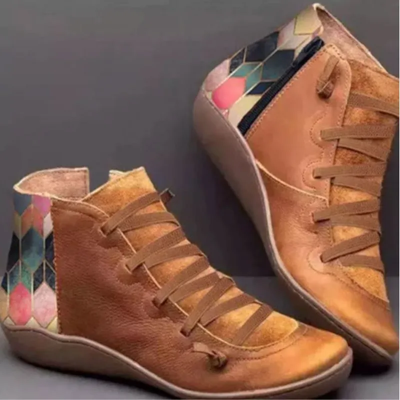 Womens Boots Ankle Leather Lace Up Booties Womens Big Size Cross Strap Flats Winter 2022 Fall Women Shoes Short Boot Round Toe
Womens Boots Ankle Leather Lace Up Booties Womens Big Size Cross Strap Flats Winter 2022 Fall Women Shoes Short Boot Round Toe