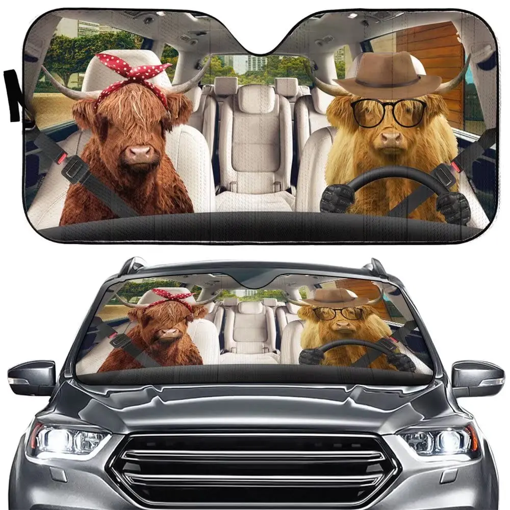 Tup Funny Farm Animal Front Windshield Sun Shade,Highland Cattle in a Hat Car Windshield ZSunshade21121805 0
Tup Funny Farm Animal Front Windshield Sun Shade,Highland Cattle in a Hat Car Windshield ZSunshade21121805 0