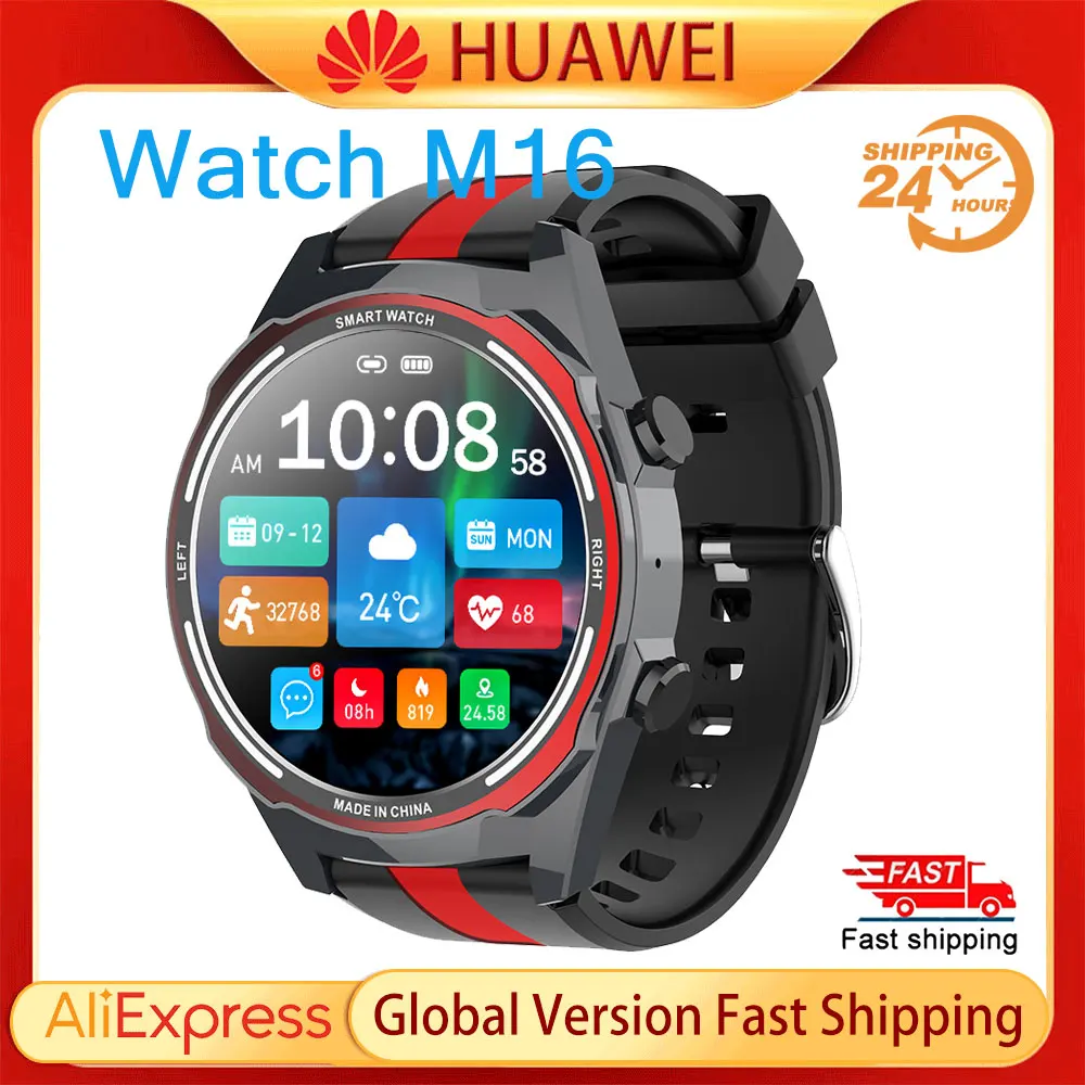 2023 New Huawei WATCH M16 Smart Watch Sleeping Heart Rate Monitoring Fitness Tracker Original Waterproof Mens Sports Smart Watch
2023 New Huawei WATCH M16 Smart Watch Sleeping Heart Rate Monitoring Fitness Tracker Original Waterproof Mens Sports Smart Watch