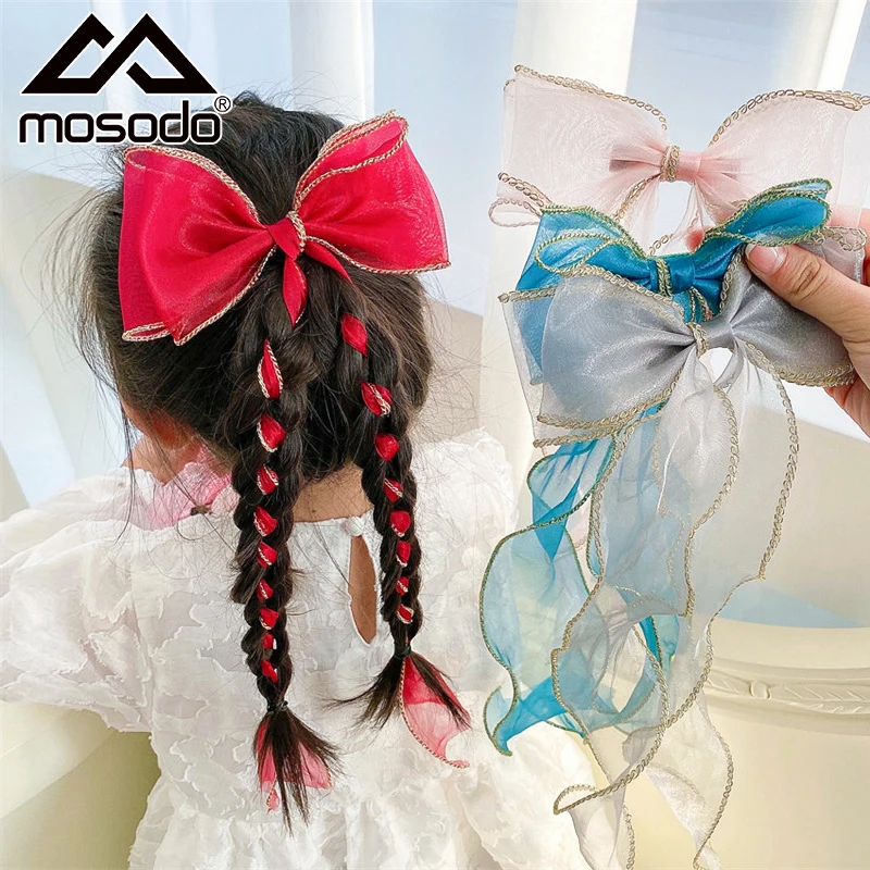 Mosodo Child Bow Hairpin Hair Clips For Girls Cute Elegant Kids Streamer Hairpins Ribbon Mermaid Tail Pan Hair Headdress
Mosodo Child Bow Hairpin Hair Clips For Girls Cute Elegant Kids Streamer Hairpins Ribbon Mermaid Tail Pan Hair Headdress