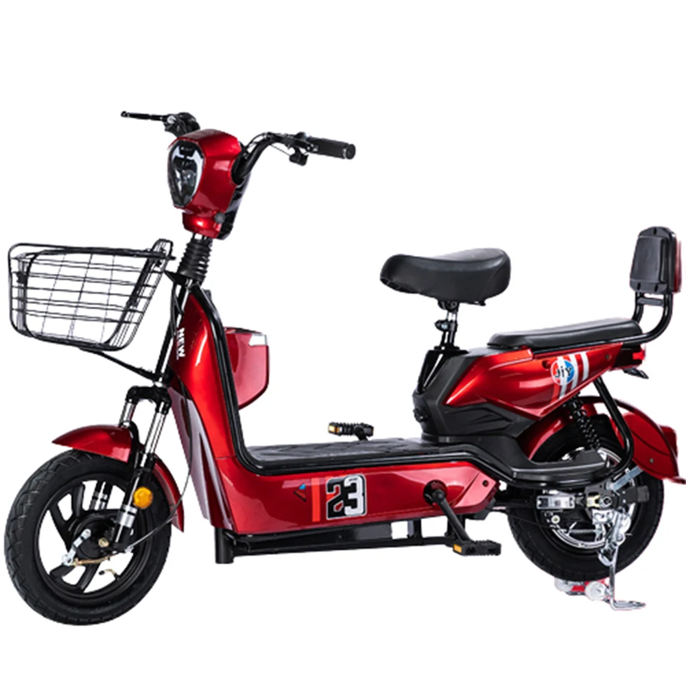 

14 дюймов электрический мотоцикл маленький мотор велосипед Портативный Анти-шкив для комфортного амортизации
