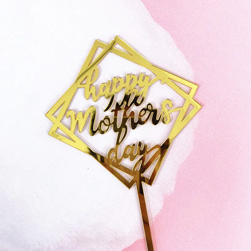 10pcs Baking Cake Toppers Happy Mother's Day Acrylic Cake Decorating Cupcake Topper Mother Birthday Party Decorations Supplies
10pcs Baking Cake Toppers Happy Mother's Day Acrylic Cake Decorating Cupcake Topper Mother Birthday Party Decorations Supplies